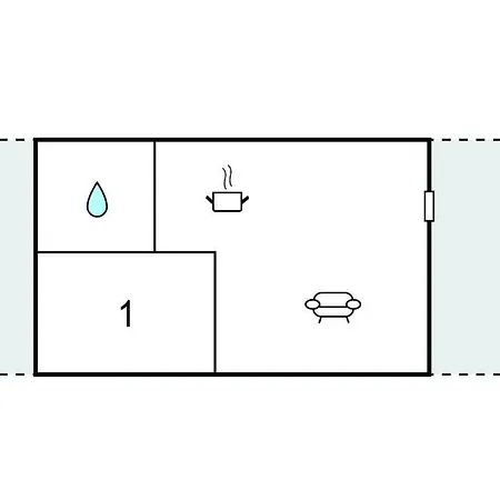 1 Bedroom Beautiful In Apartmán